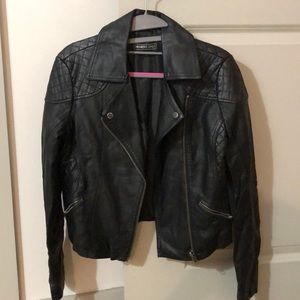 Members Only leather jacked